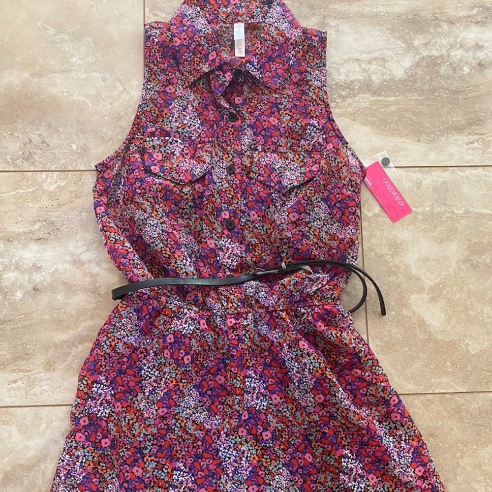 NWT Xhilaration Floral Button Up Dress